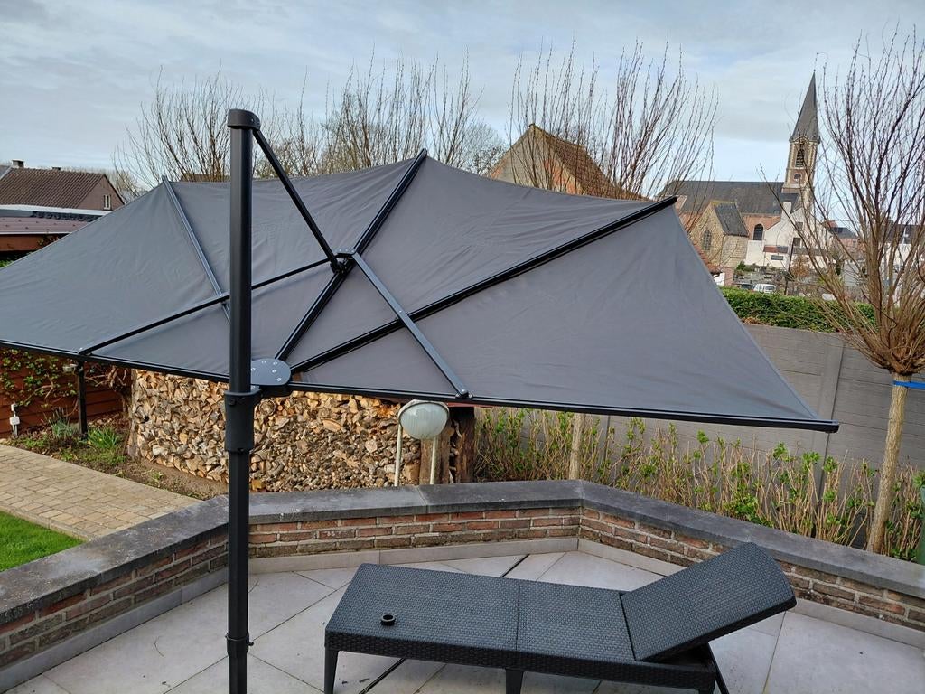 Zweefparasol - Zonnescherm - Scherm - Parasol, Tuin en Terras, Parasols, Ophalen, Zweefparasol, Verstelbaar