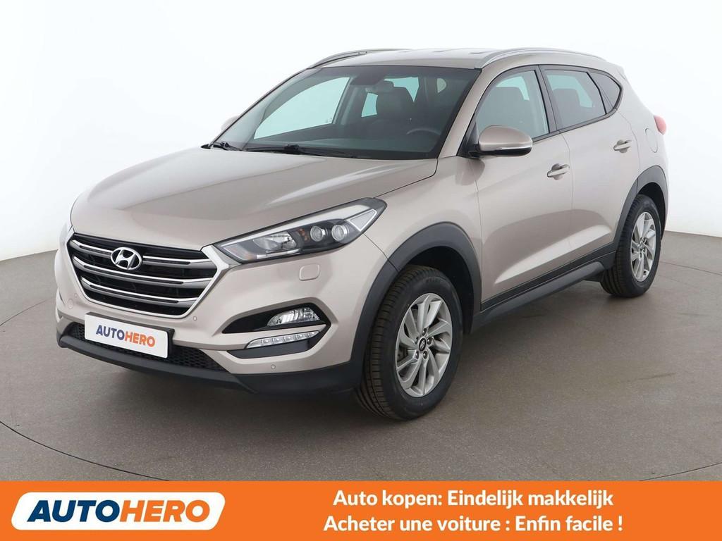Hyundai Tucson 1.6 Classic blue 2WD (bj 2016), Voorwielaandrijving, Gebruikt, Beige, Leder