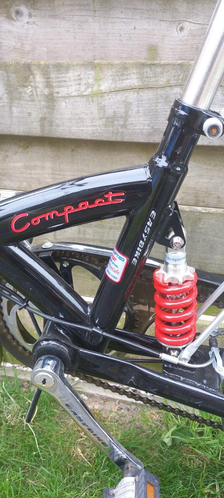 Plooifiets easybike compact geveerde achterbrug., Vélos & Vélomoteurs, Neuf, Frein sur jante, Aluminium, 16 à 20 pouces
