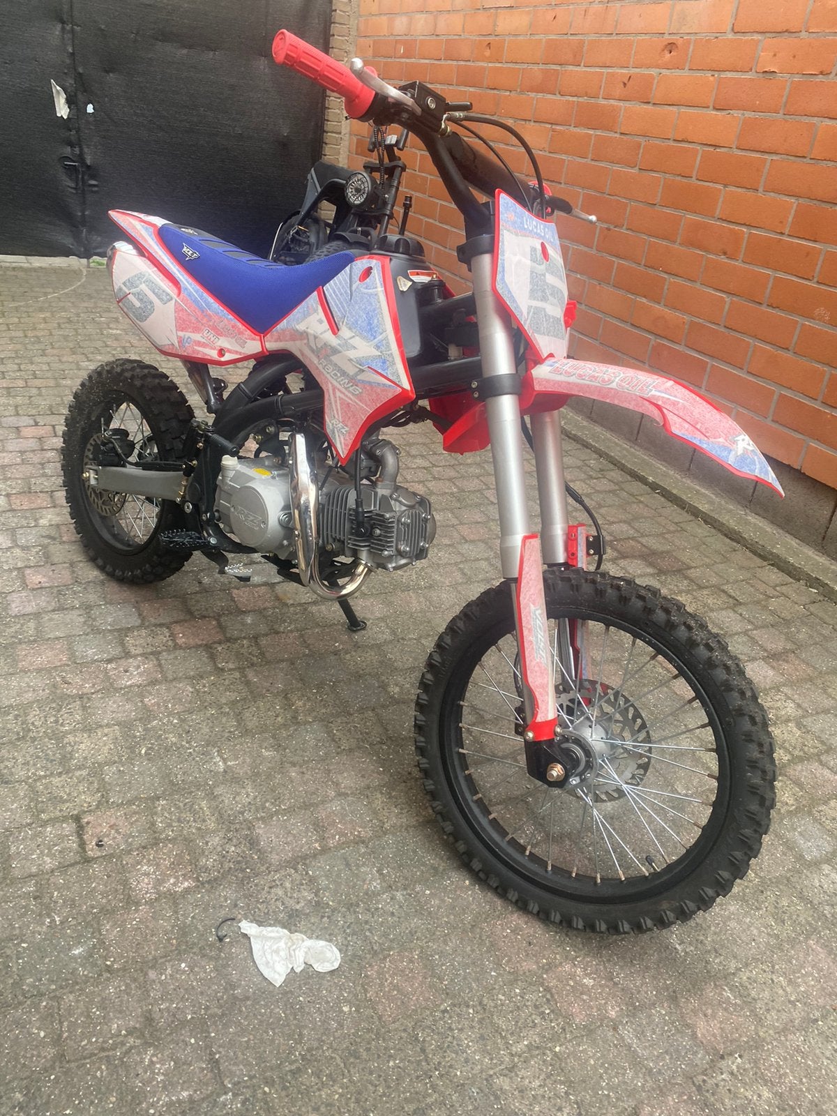125cc cross motor, Vélos & Vélomoteurs, Enlèvement, Comme neuf