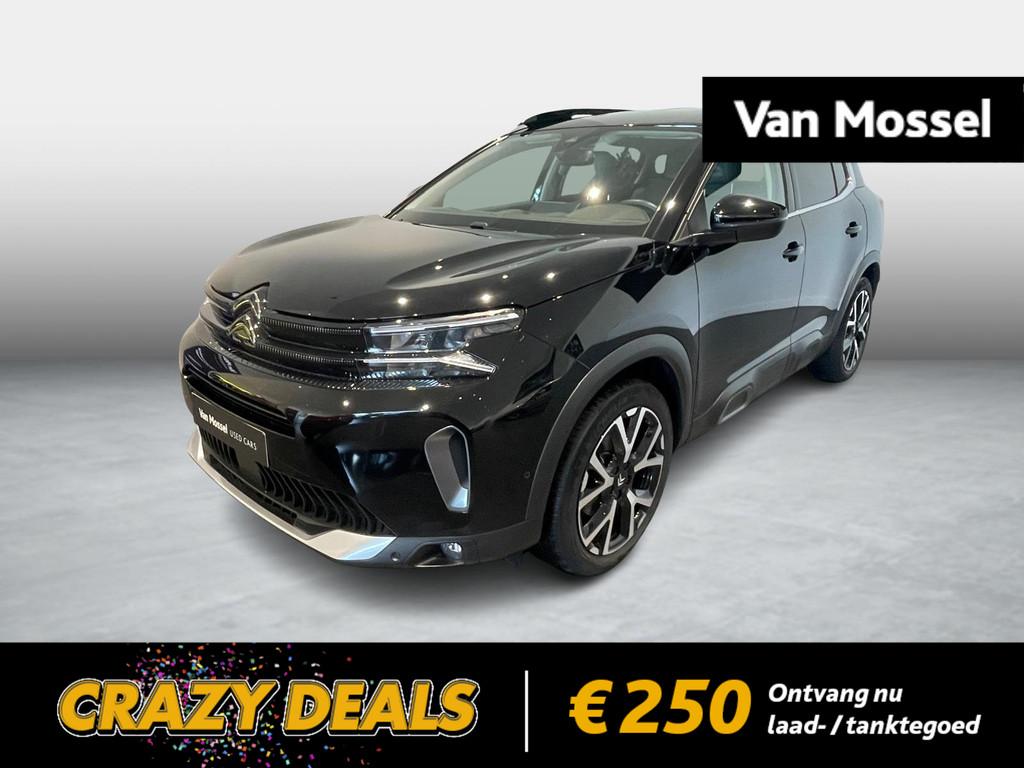 Citroën C5 Aircross 1.2 PureTech 130 S&S EAT8 Feel, Stof, Gebruikt, Zwart, 5 zetels