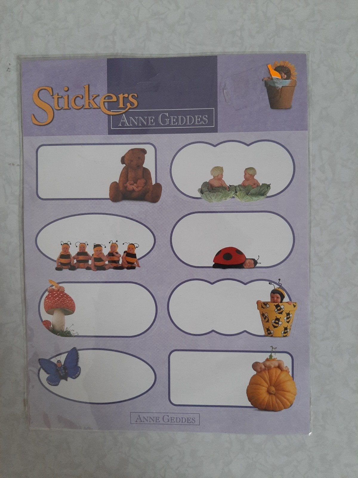 Stickers anne geddes, Ophalen of Verzenden