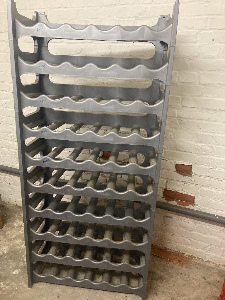 wijnrek 60 flessen, Ophalen, Gebruikt