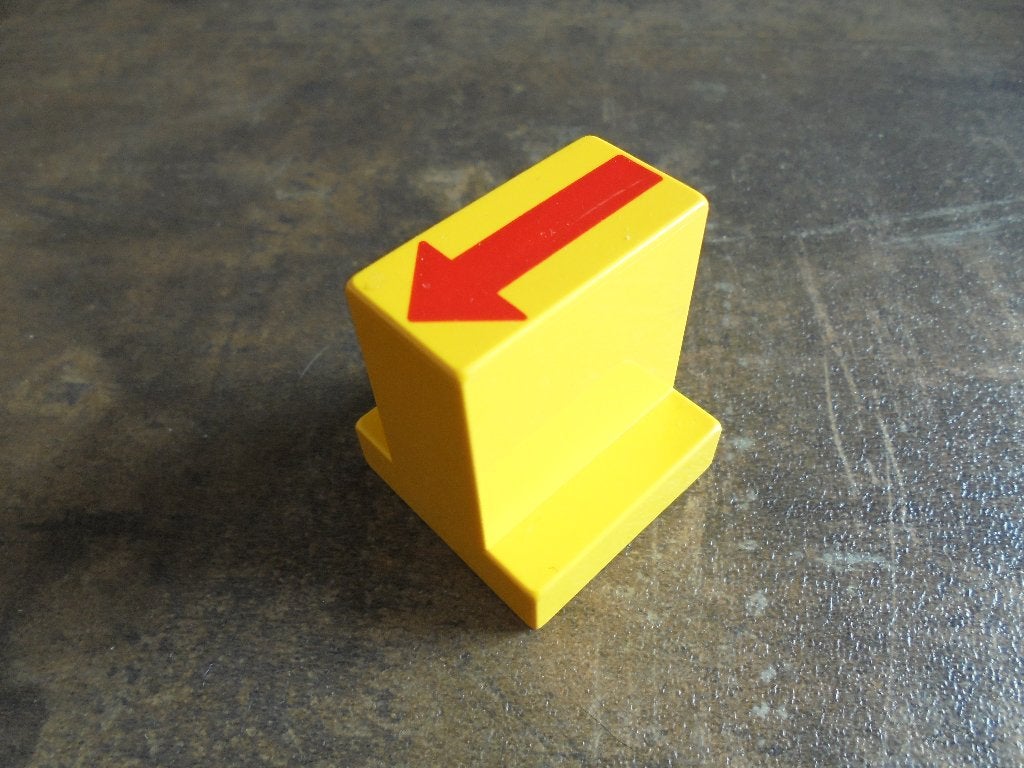 Lego Duplo Train Track Switching Control Brick (zie foto's), Ophalen of Verzenden, Gebruikt, Losse stenen, Duplo