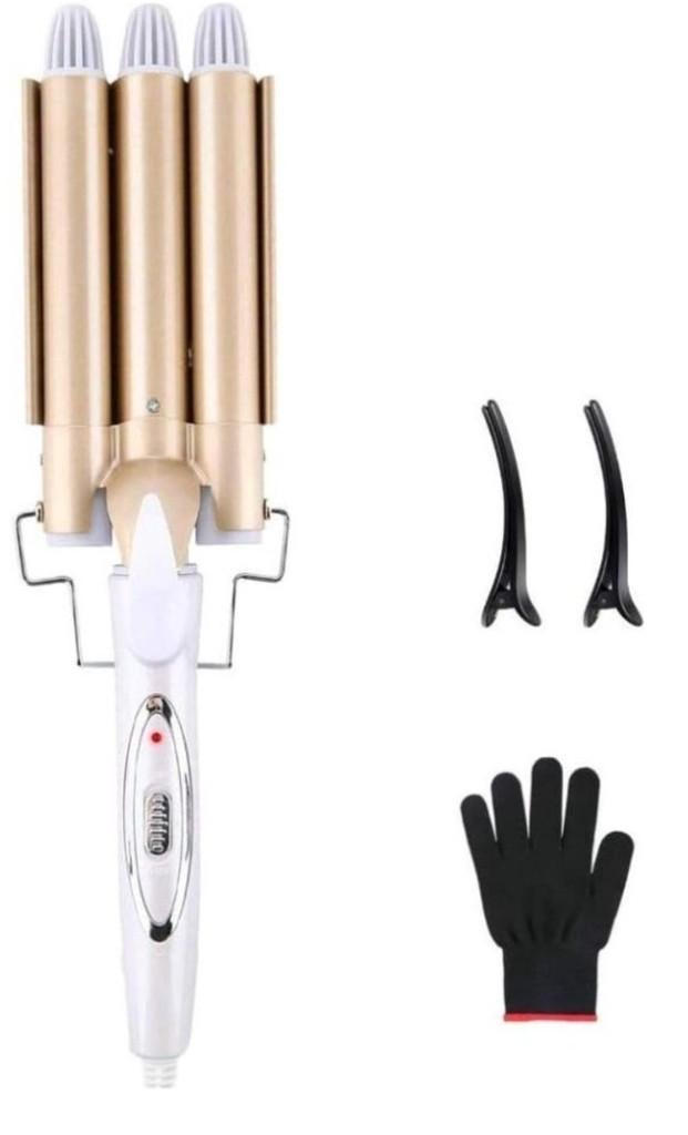 Professionele 6-in-1 Krultang met Auto Curler&Wafeltang, Handtassen en Accessoires, Uiterlijk | Haarverzorging, Ophalen of Verzenden