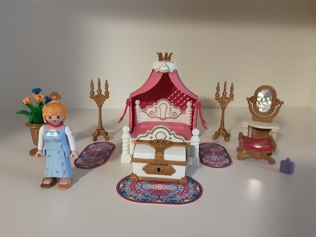 Chambre royale Playmobil avec lit à baldaquin, Enfants & Bébés, Jouets | Playmobil, Enlèvement ou Envoi, Comme neuf, Kit complet