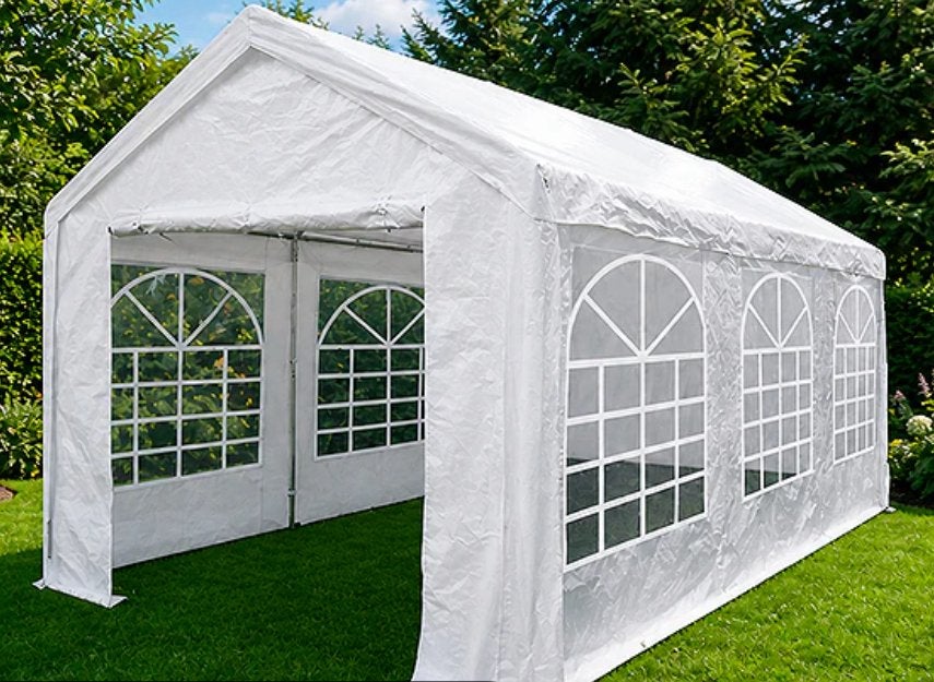 Partytent 3x6, Tuin en Terras, Partytenten, Ophalen, Gebruikt, Opvouwbaar, Partytent