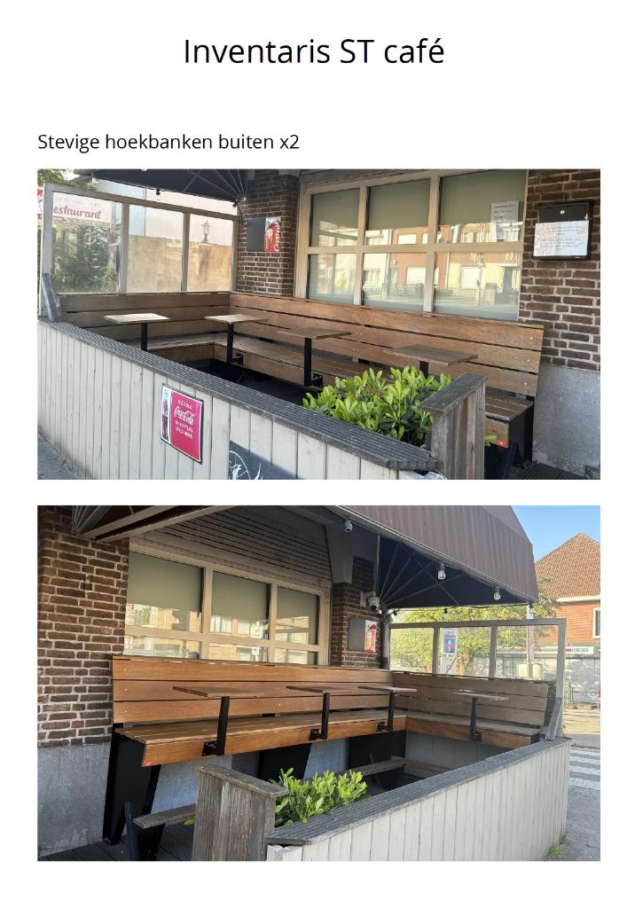 Inboedel café, Ophalen