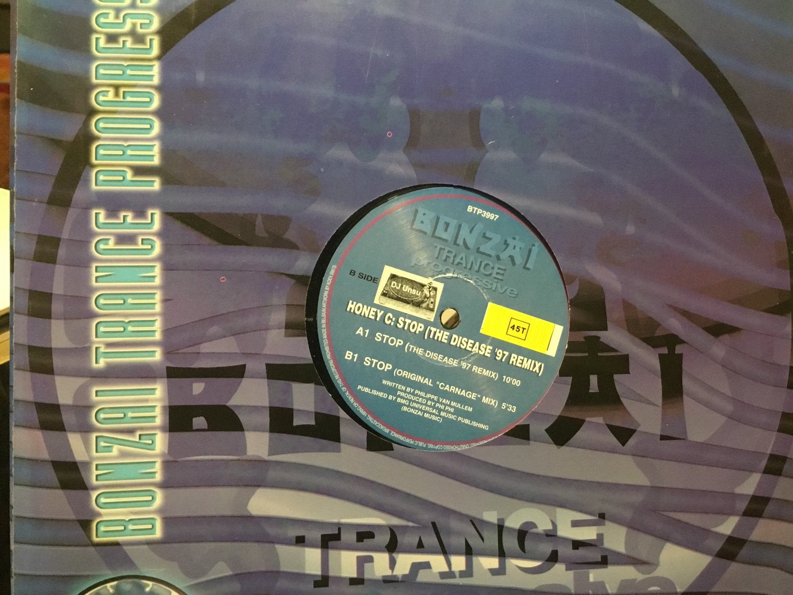 Bonzai. Honey C. Stop (The Disease 97 Remix), Cd's en Dvd's, Ophalen of Verzenden, Zo goed als nieuw