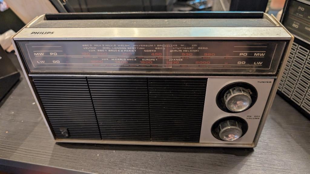 Radio Philips 90 RL 210, Ophalen of Verzenden, Gebruikt, Radio
