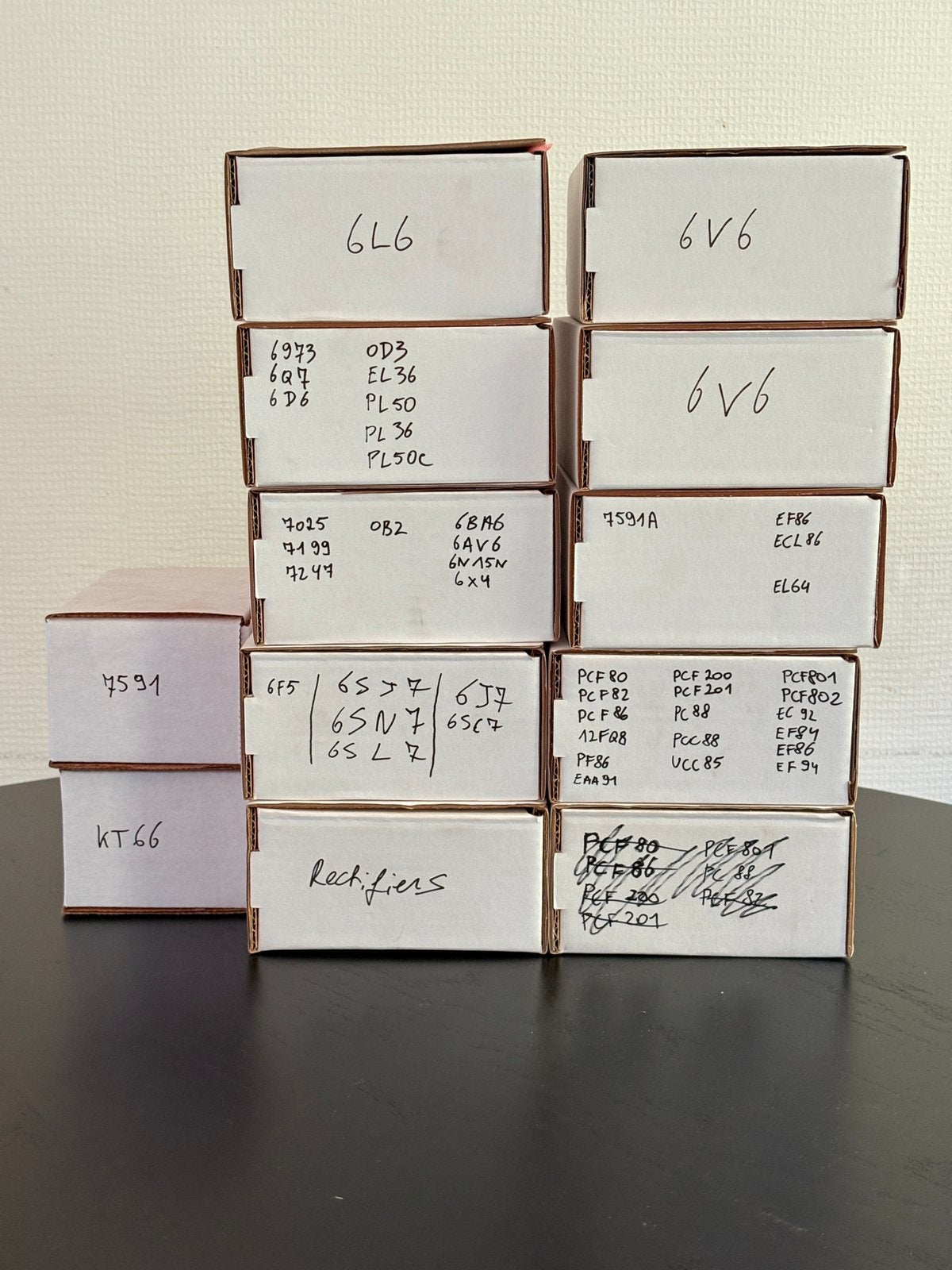 Partij radio / versterker lampen / buizen / valves, Ophalen of Verzenden, Versterker