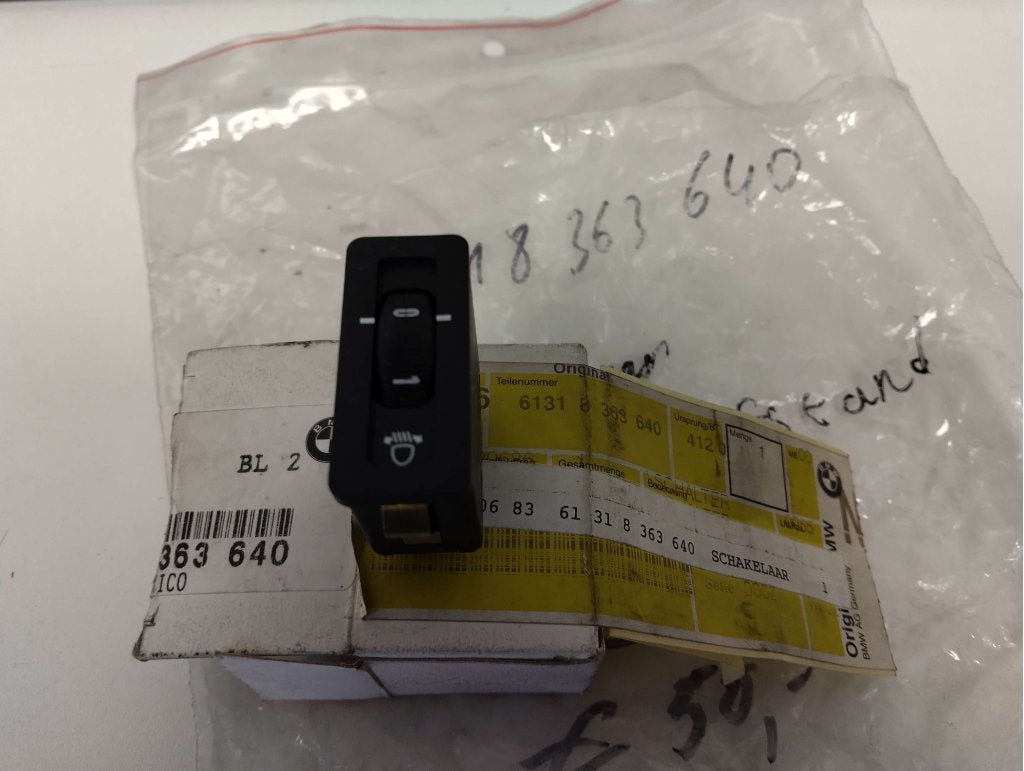 BMW Z3 Schakelaar regeling verlichtingsafstand61318363640, Enlèvement ou Envoi, Niet ingevuld, BMW, Niet ingevuld