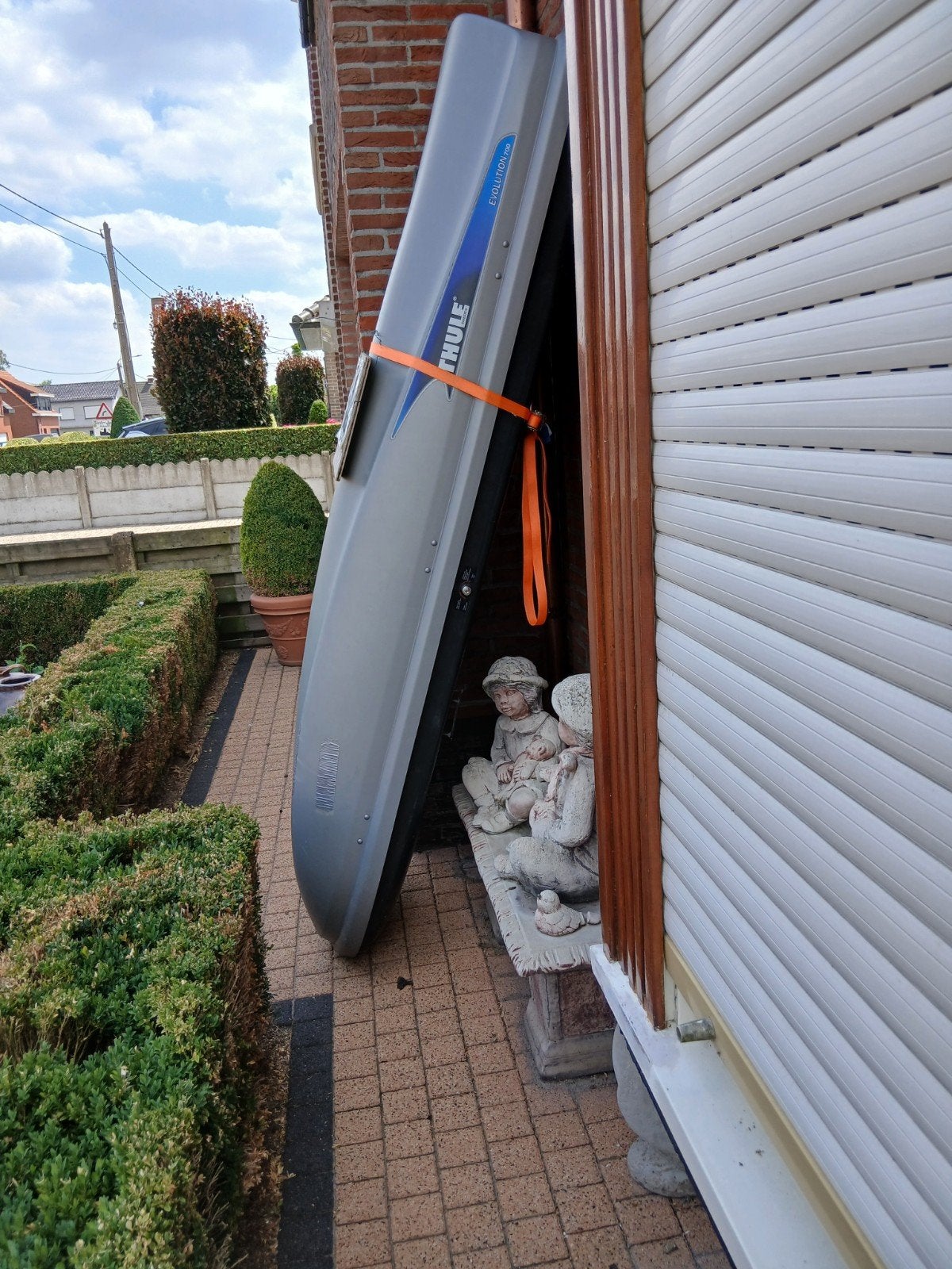 Thule met dakbevestiging (BMW), Ophalen