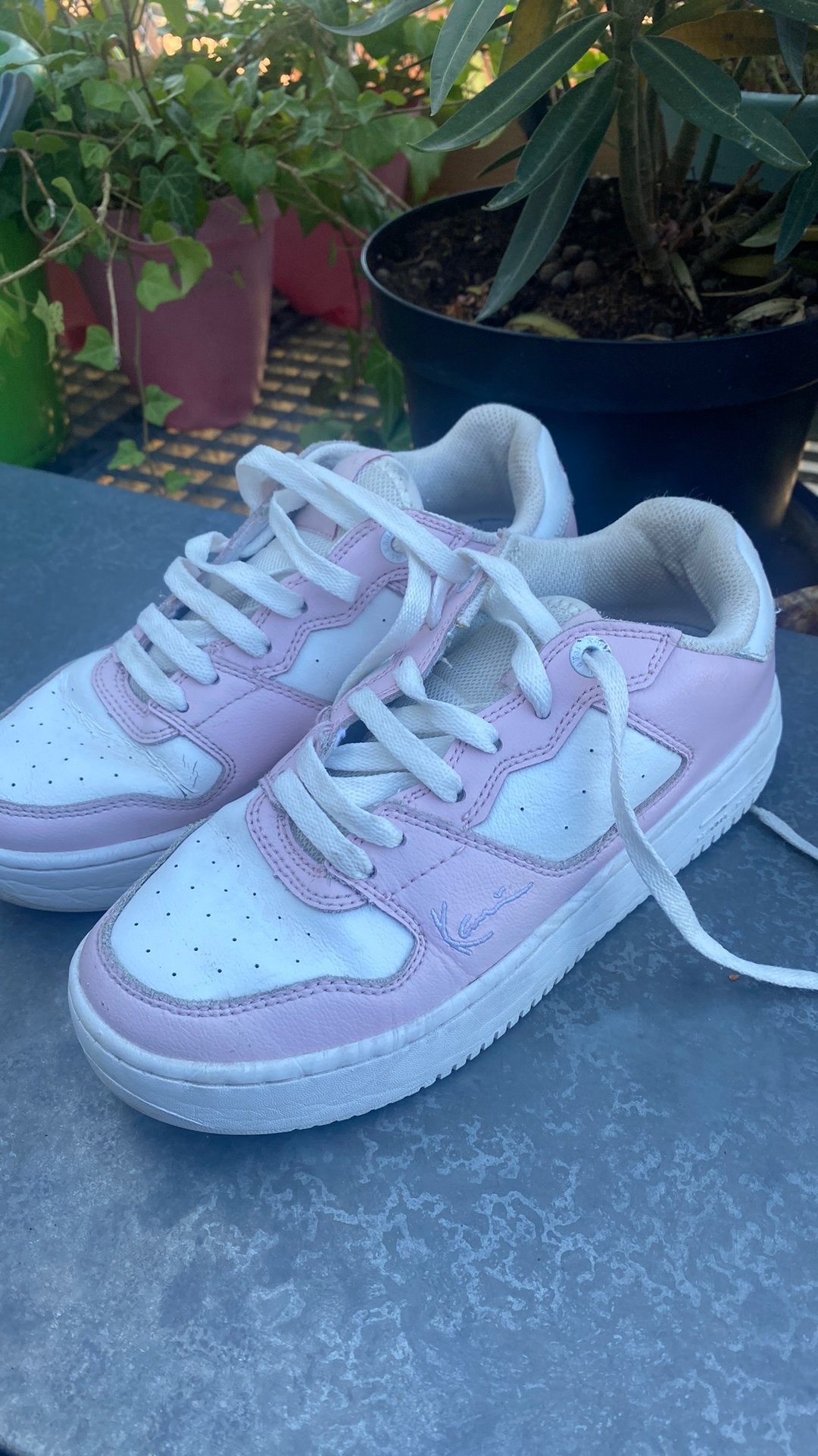 Karl Kani Dames sneakers maat 38, Enlèvement ou Envoi, Comme neuf, Blanc, Sneakers et Baskets