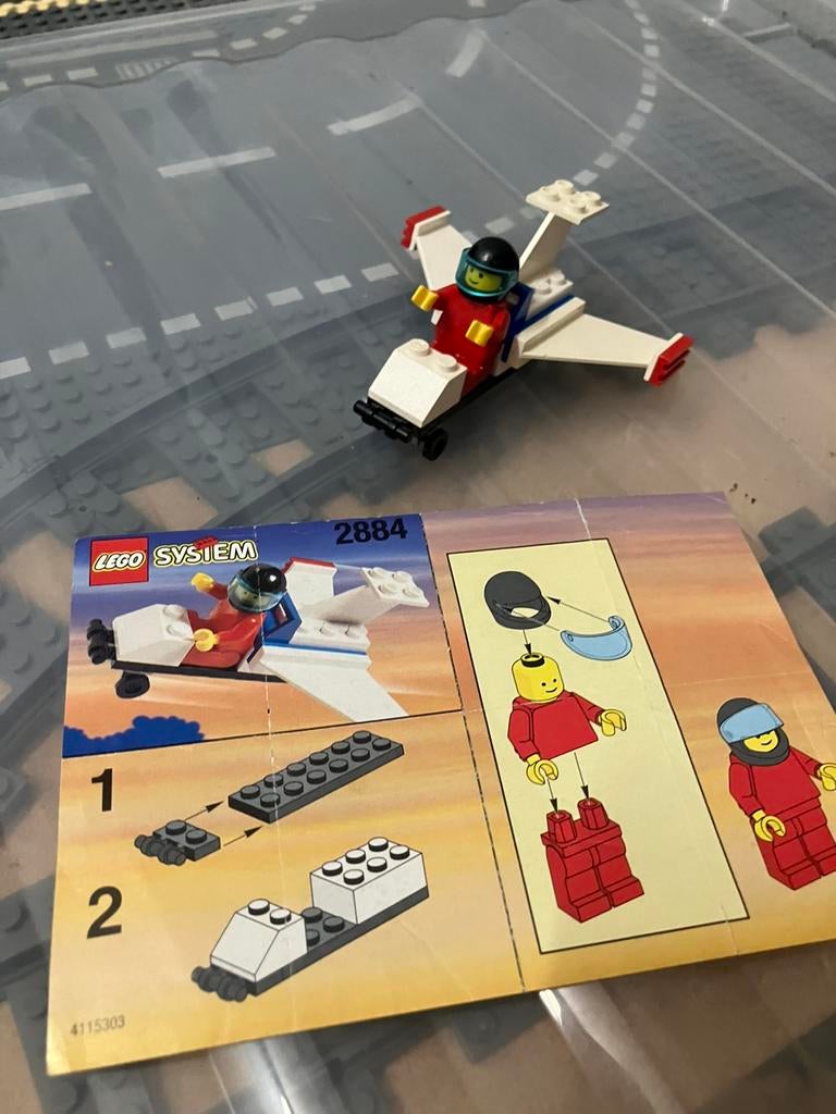 Lego 2884 system microlight, Kinderen en Baby's, Speelgoed | Duplo en Lego, Ophalen, Gebruikt, Lego