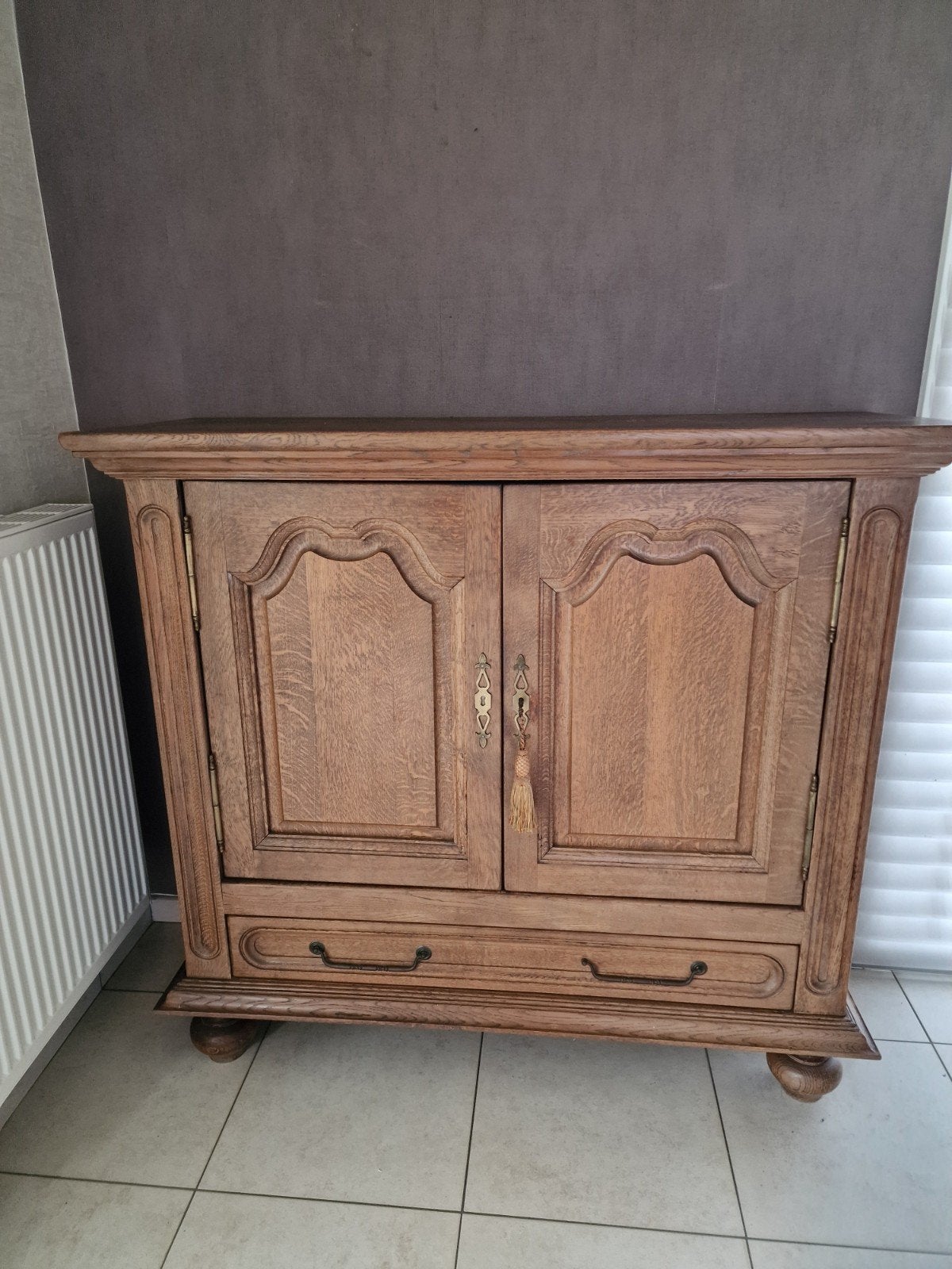 Gratis massive eiken kasten,perfecte staat, Tuin en Terras, Ophalen