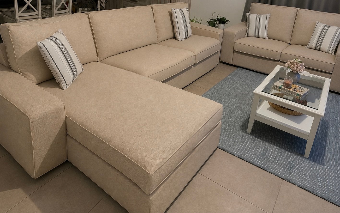 IKEA KIVIK : Canapé 4 places + méridienne et Canapé 2 places, Maison & Meubles, Enlèvement, Comme neuf, Quatre personnes ou plus