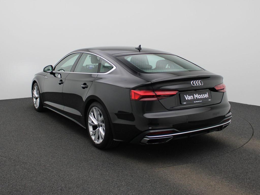 Audi A5 Sportback 30 TDI S tronic Bus Ed Advanced NAVI | CAM, Auto's, Audi, Stof, Gebruikt, Zwart, 4 cilinders