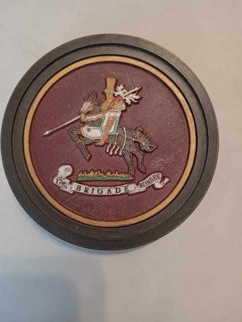 Wapen van het hoofdkwartier van de 17e Pantserbrigade, Ophalen of Verzenden, Landmacht, Embleem of Badge