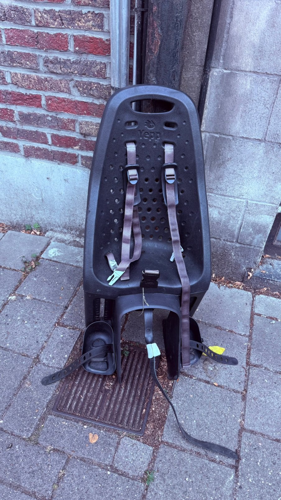 Yepp fietsstoel kinderzitje, Ophalen, Gebruikt, 9 t/m 36 kg, Achterzitje