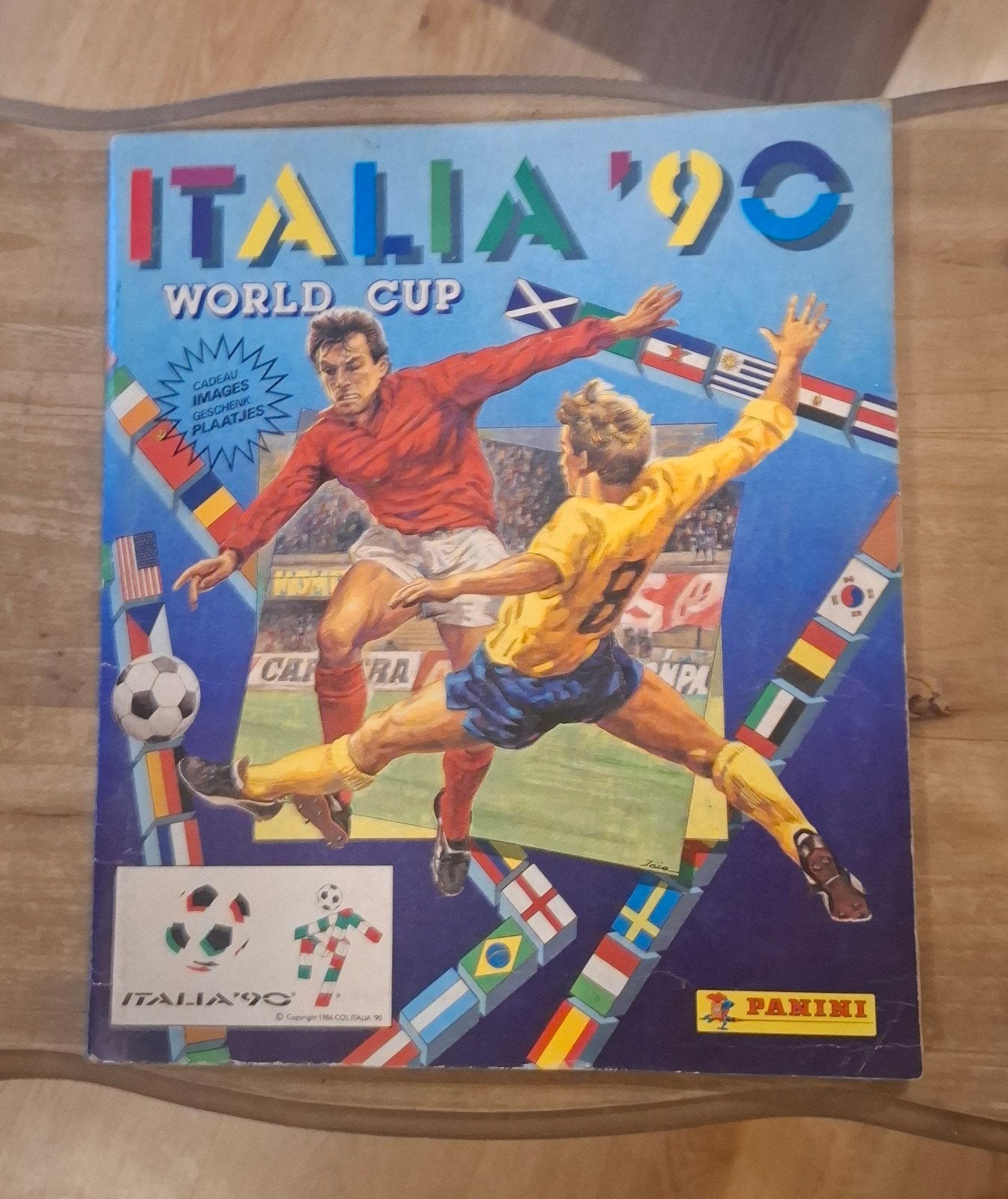 Panini italia 90 album complet komplett Football wm 1990, Enlèvement ou Envoi