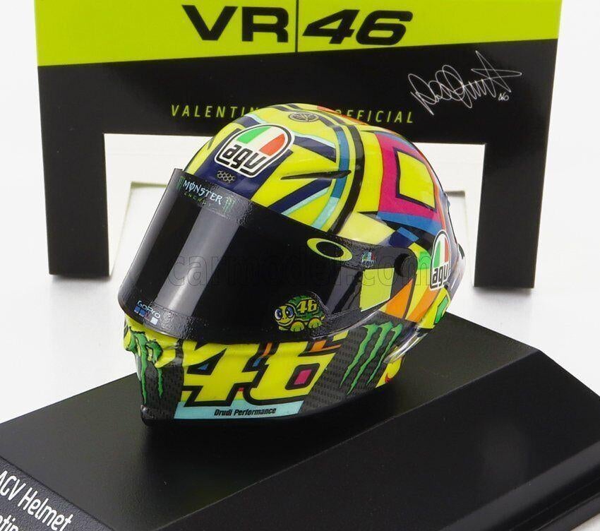 Valentino Rossi AGV helmet 2017 winner Assen 1:8 399170846, Enlèvement ou Envoi, Neuf, 1:5 à 1:8, Autres types