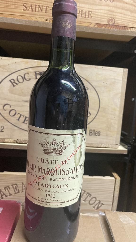 belair marquis d aigres 1982 margaux, Enlèvement ou Envoi
