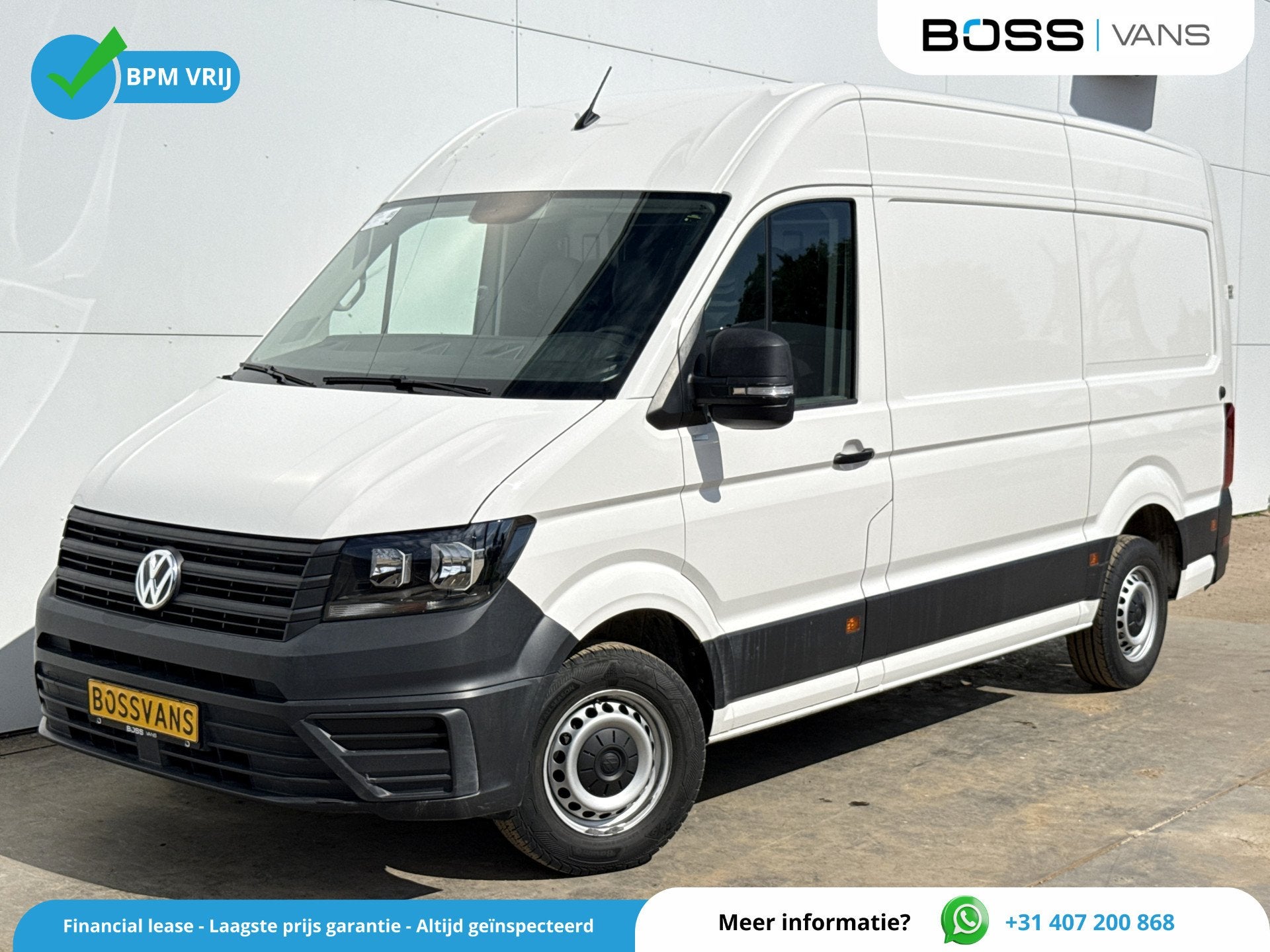 Volkswagen Crafter 2.0 TDI 140PK L3H3 Camera Airco Carplay P, Auto's, Voorwielaandrijving, Stof, Gebruikt, Zwart