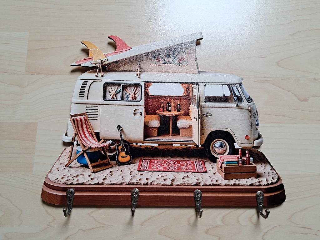 VW T2 sleutelhanger, Verzamelen, Ophalen of Verzenden, Nieuw, Transport