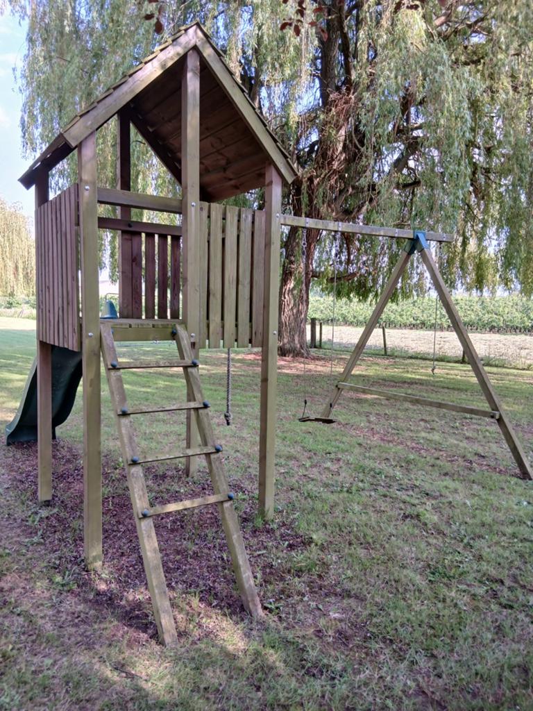 Houten speeltuig, Kinderen en Baby's, Ophalen, Schommel