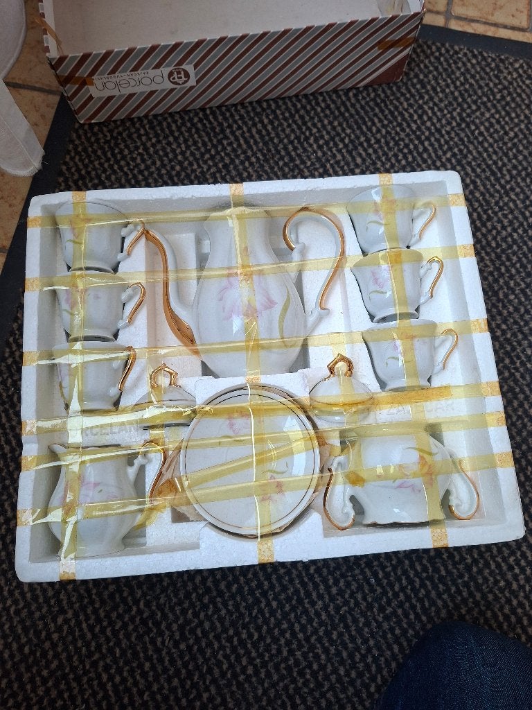 vintage koffie set, Antiek en Kunst, Ophalen of Verzenden
