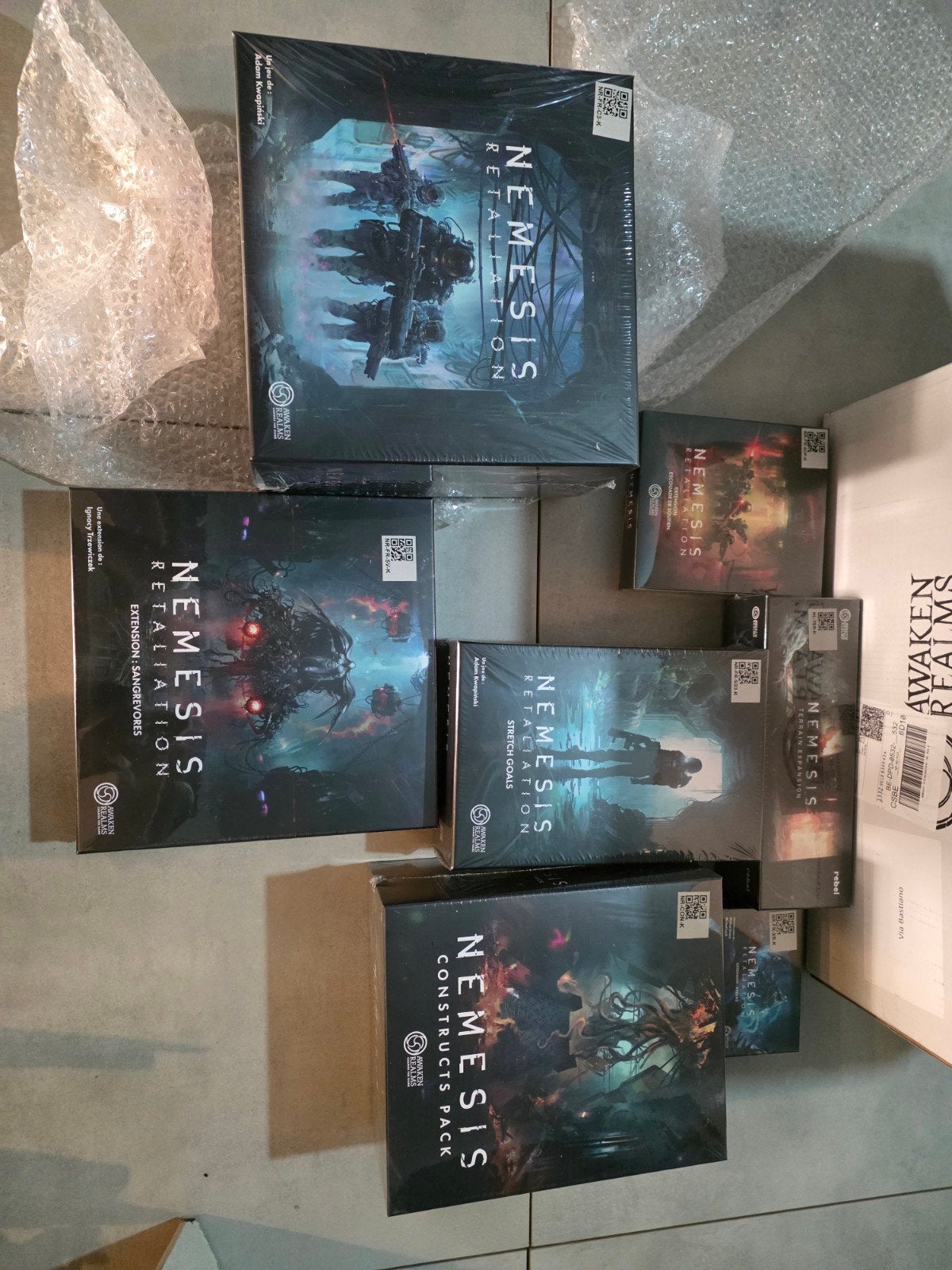 Nemesis Retaliation – Lot complet FR (Neuf sous blister), Hobby en Vrije tijd, Gezelschapsspellen | Overige, Drie of vier spelers