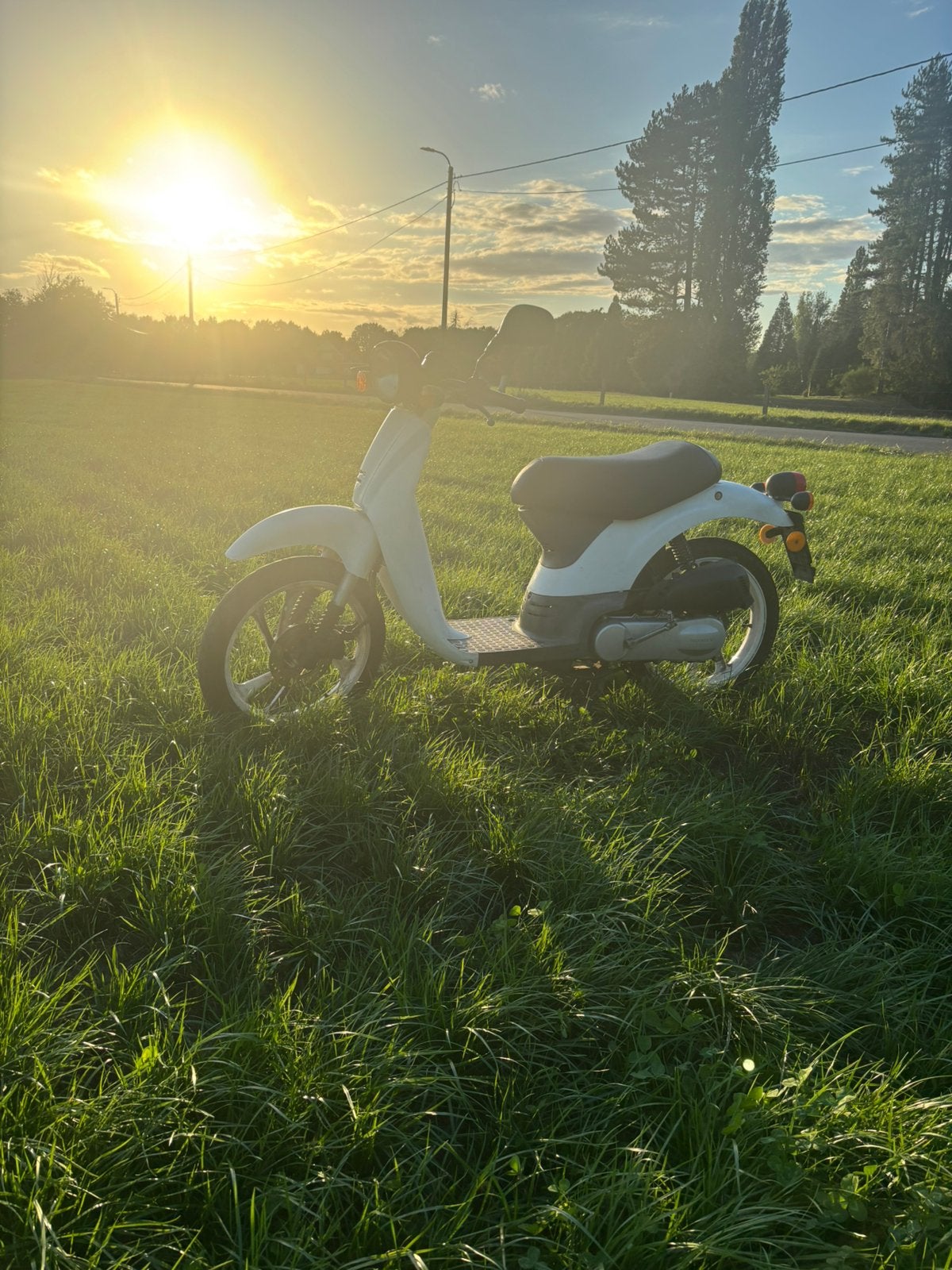 honda sky b-klasse 2t, Vélos & Vélomoteurs, Classe B (45 km/h), Enlèvement, Utilisé, Deux-temps