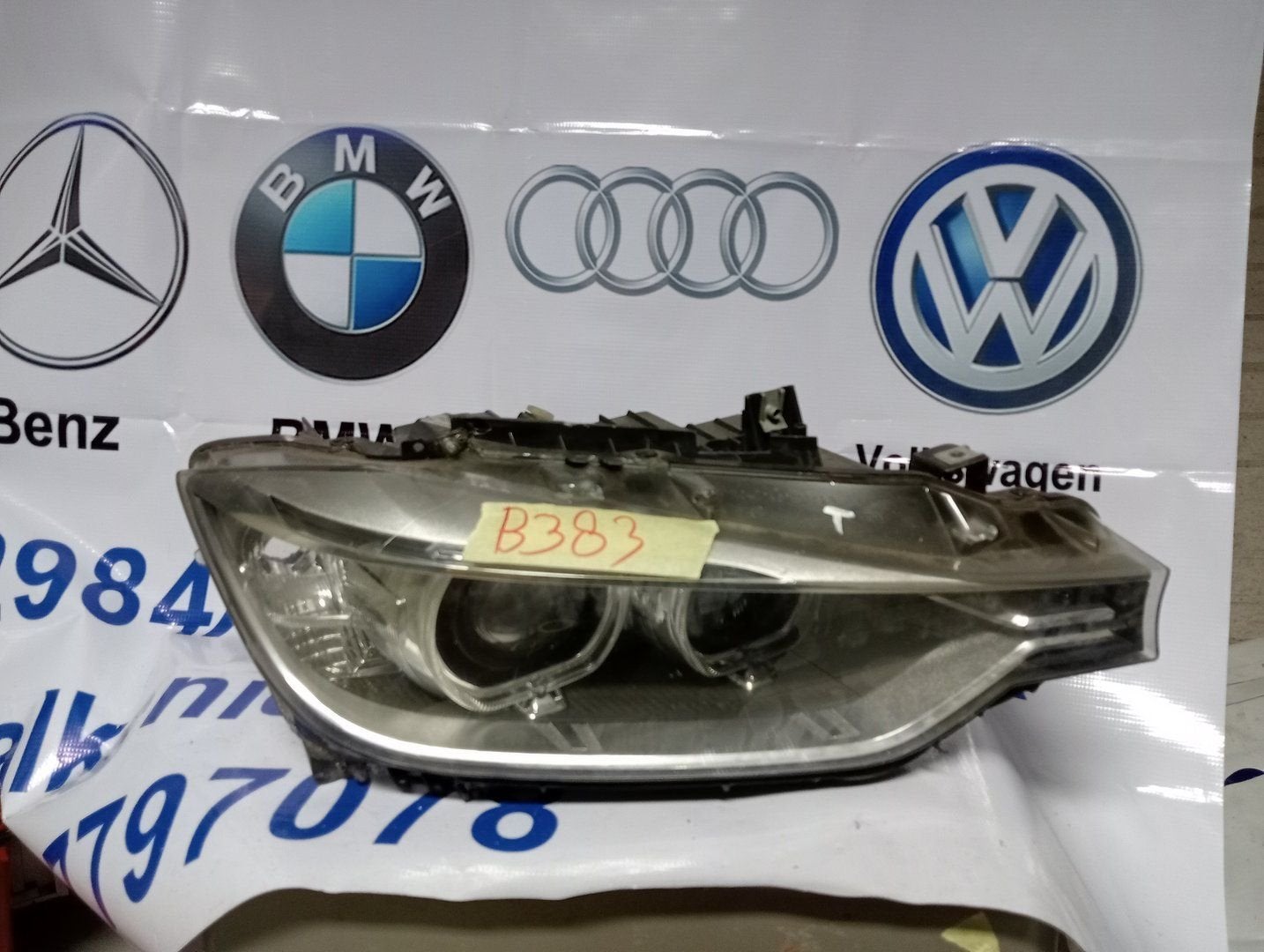 BMW 3 SERIE F30 F31 XENON LED KOPLAMP RECHTS 63117259526, Gebruikt, -, -, Ophalen of Verzenden