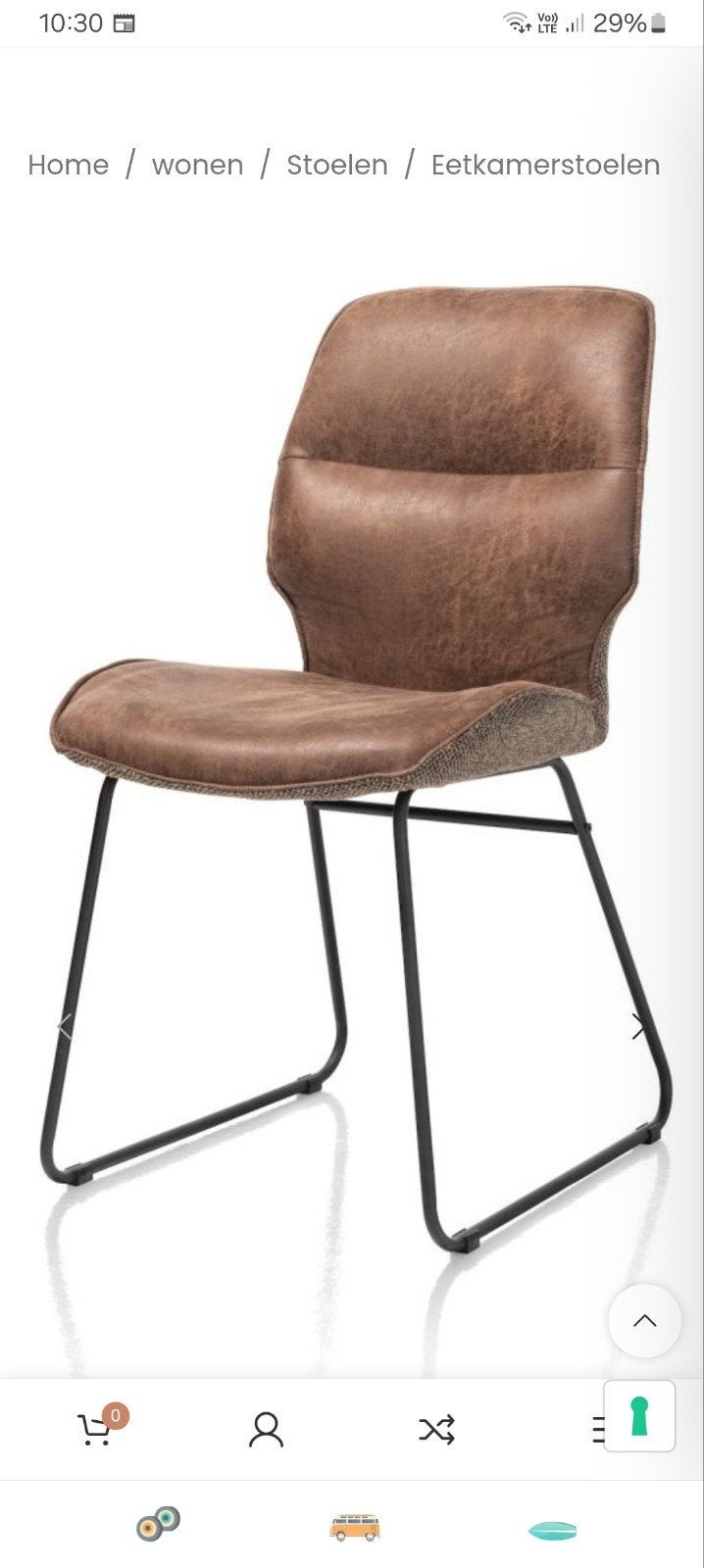 Nieuwe stoelen, Ophalen
