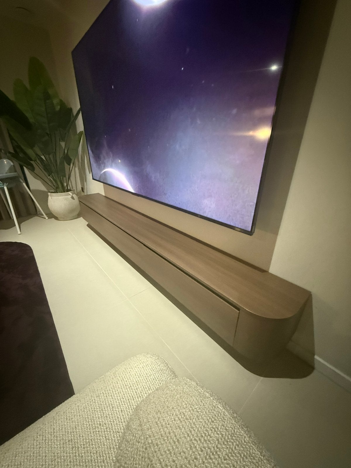 Tv kast, Ophalen, Nieuw, Japandi, 200 cm of meer