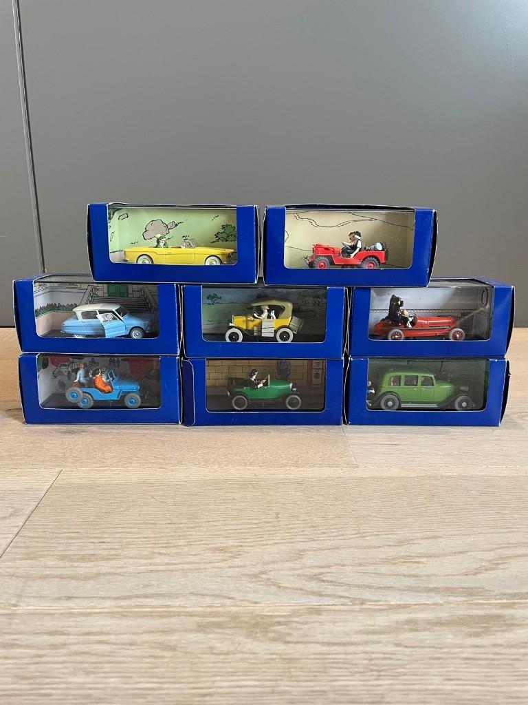 Collectie Kuifje auto's (8 stuks), Ophalen of Verzenden, Zo goed als nieuw, Auto, Overige merken