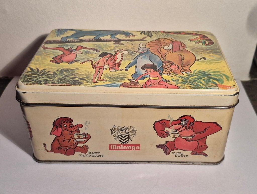 Rare boîte à café Malongo Disney le livre de la jungle, Enlèvement ou Envoi, Utilisé, Café