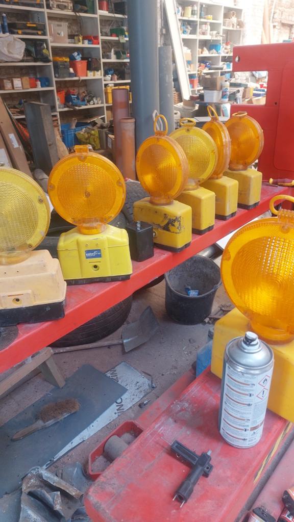 Lampe clignotante de  signalisation, Lampe, Jemeppe-sur-Sambre, Inconnu, Color Line