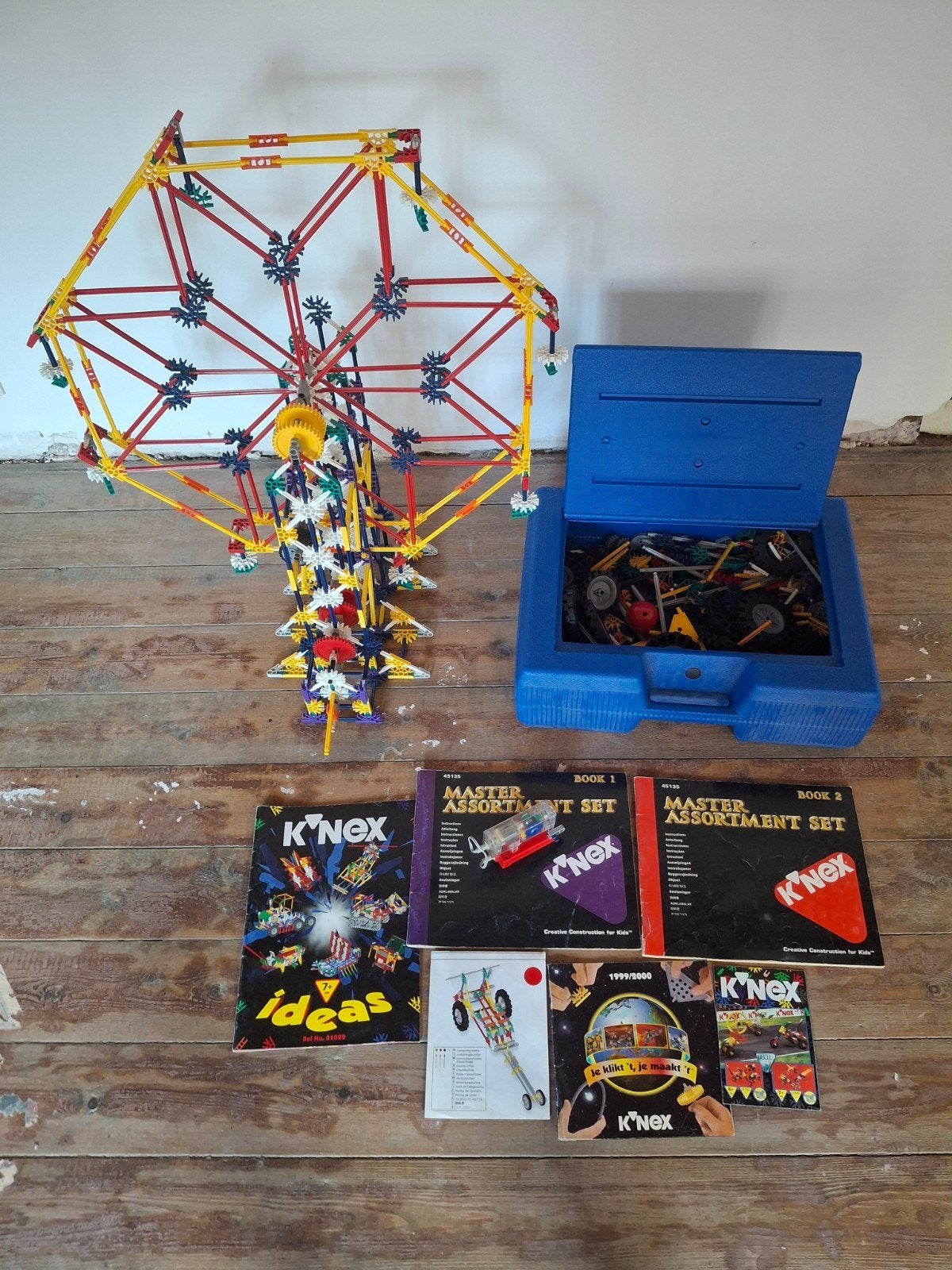 Mooi groot lot K'Nex Reuzenrad met motor + extra, Ophalen of Verzenden, K'nex