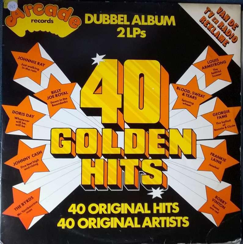 Dubbel LP 40 Golden Hits, CD & DVD, Vinyles | Rock, Comme neuf, Pop rock, Compilation, Double LP, 12 pouces, Enlèvement ou Envoi