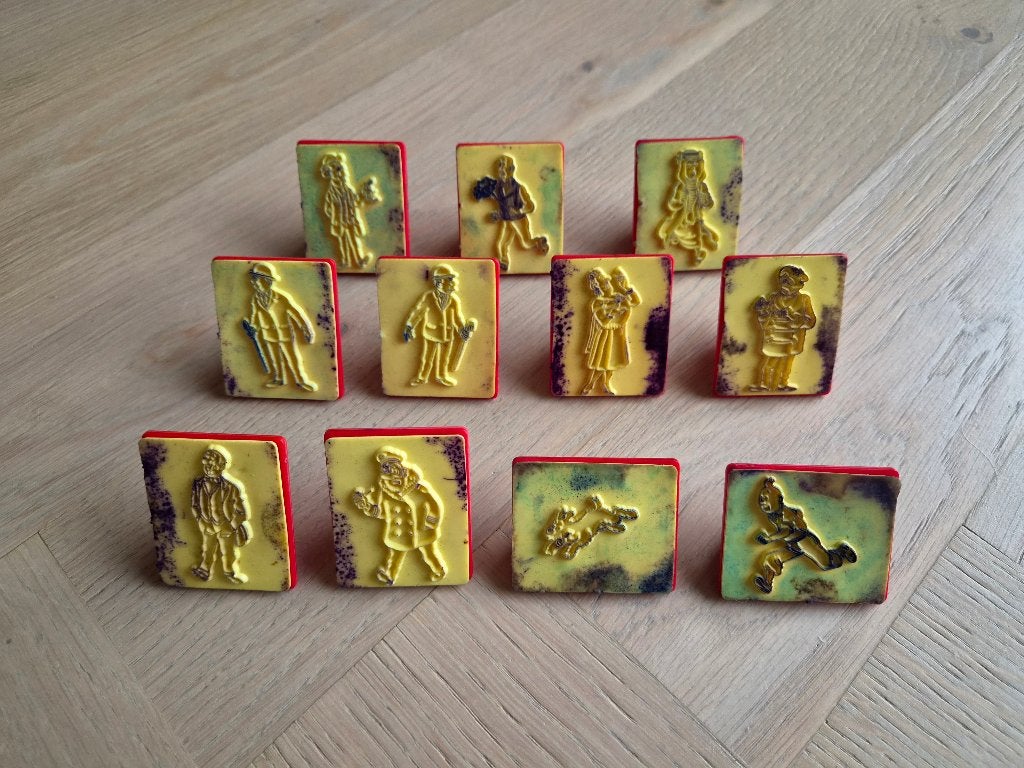 Kuifje / Tintin stempels, Ophalen of Verzenden, Kuifje, Zo goed als nieuw, Boek of Spel