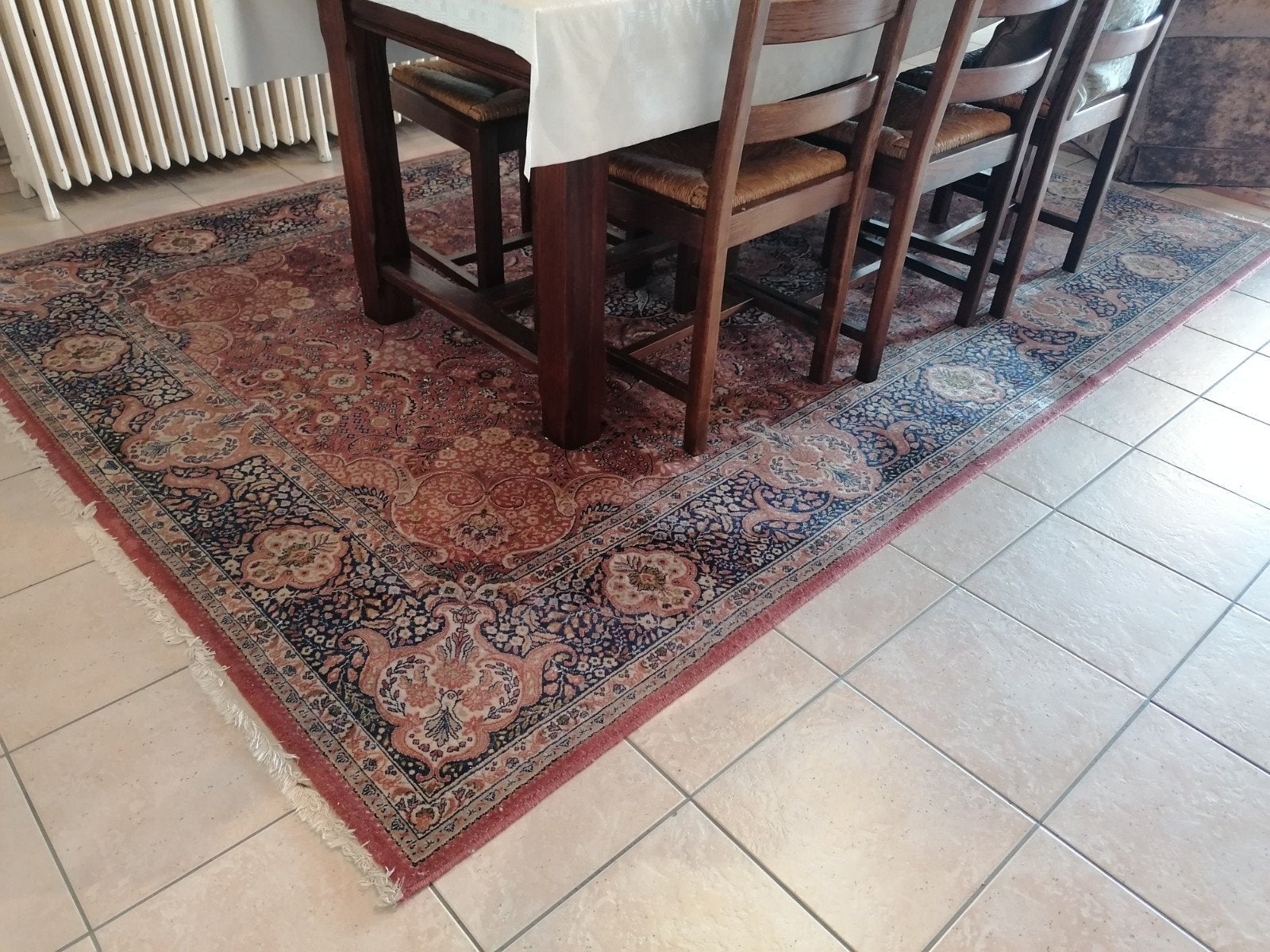 2 tapijten, Ophalen