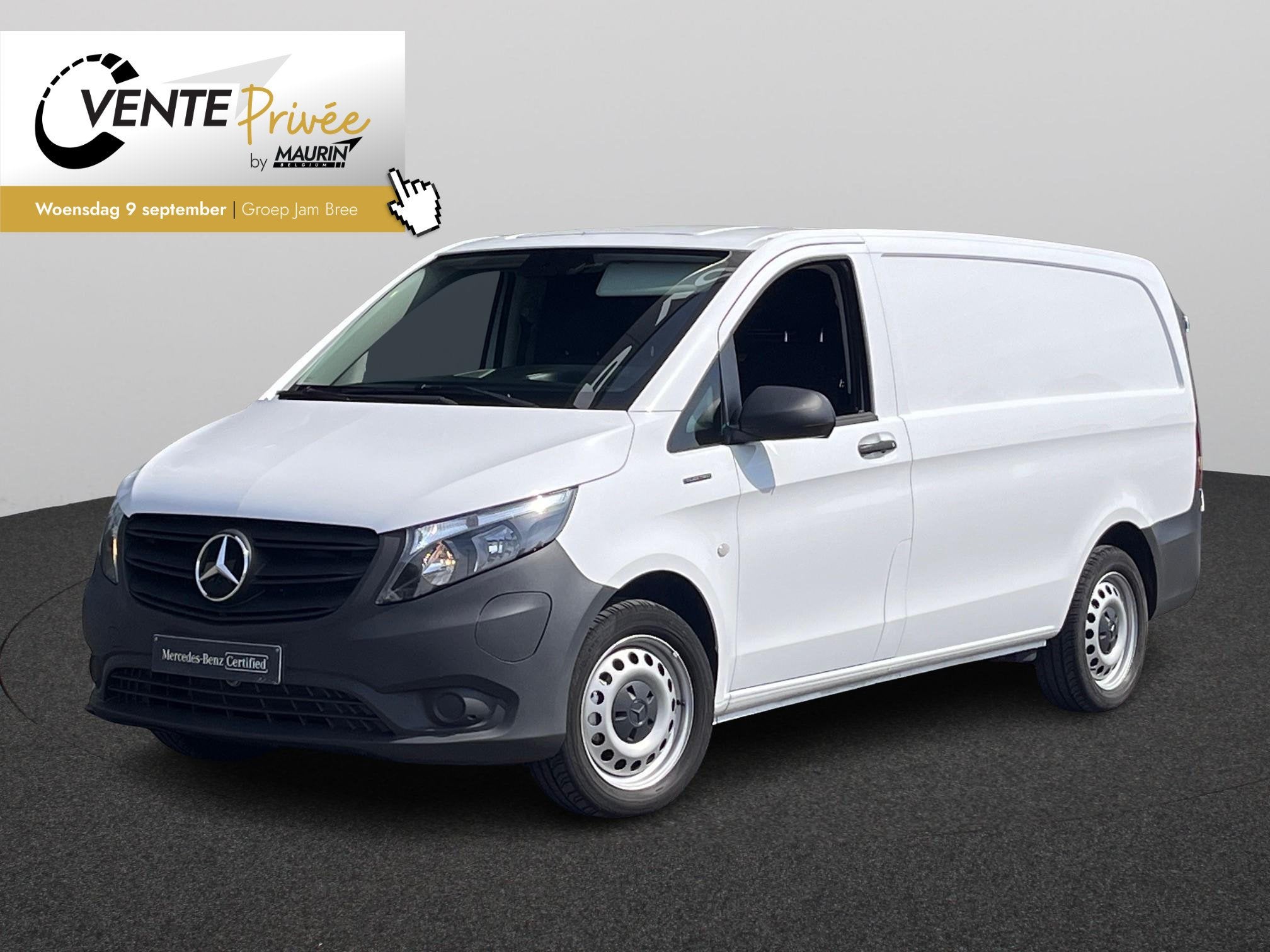 Mercedes-Benz eVito L2, Auto's, Bestelwagens en Lichte vracht, 4 deurs, Gebruikt, 41 kWh, 116 pk