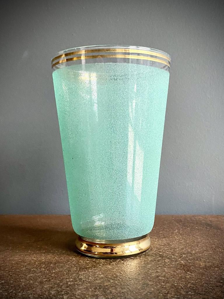 Vintage Art Deco Boom glazen vaas uit1930 in perfecte staat, Ophalen of Verzenden