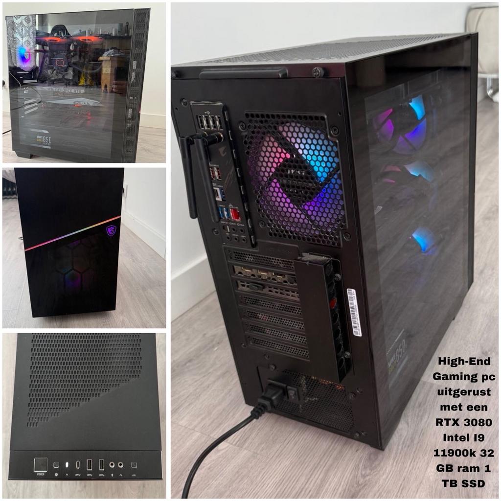 High-End Gaming pc, 32 GB, Comme neuf, Enlèvement, Gaming