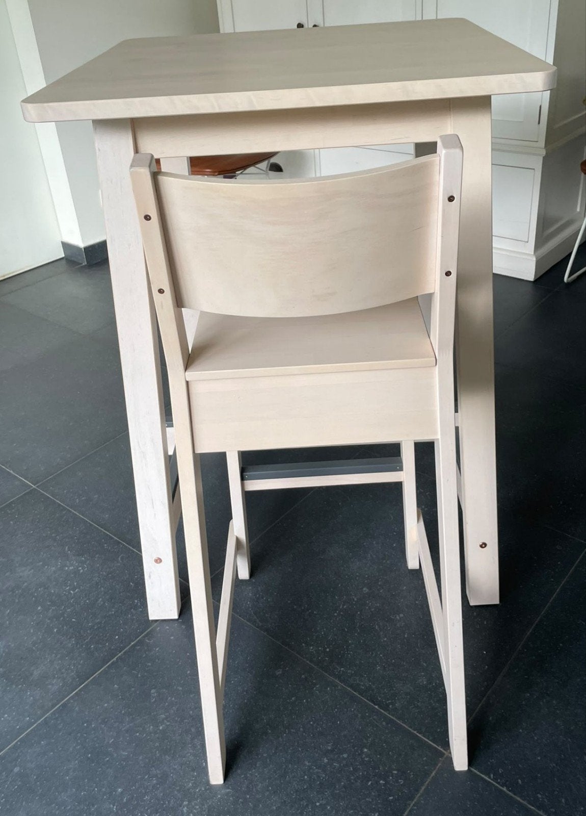 Table haute + chaise, Comme neuf, Enlèvement, IKEA, 74 cm
