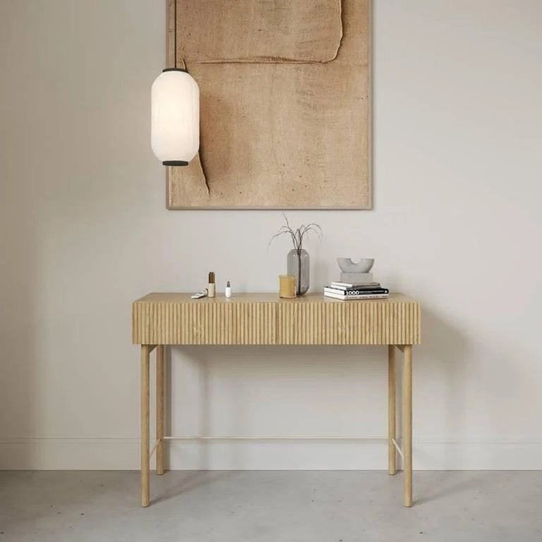 ladekast licht eikenkleur met geribbelde lade nieuw, Ophalen, Nieuw