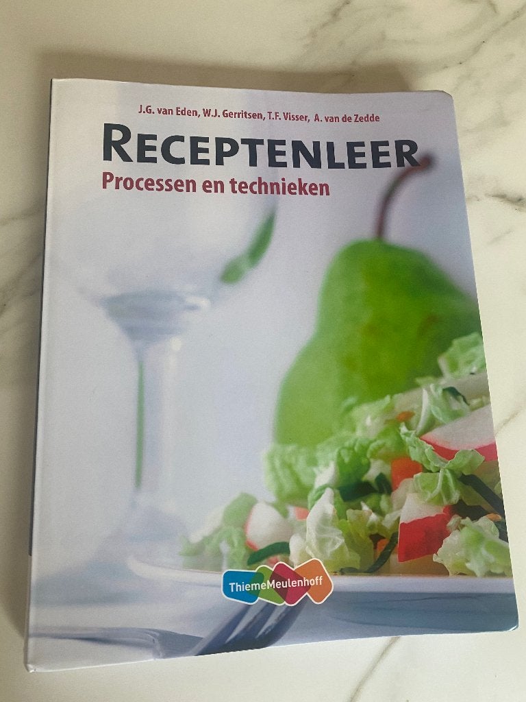 Receptenleer, processen en technieken, Boeken, Ophalen of Verzenden, Zo goed als nieuw, Hogeschool