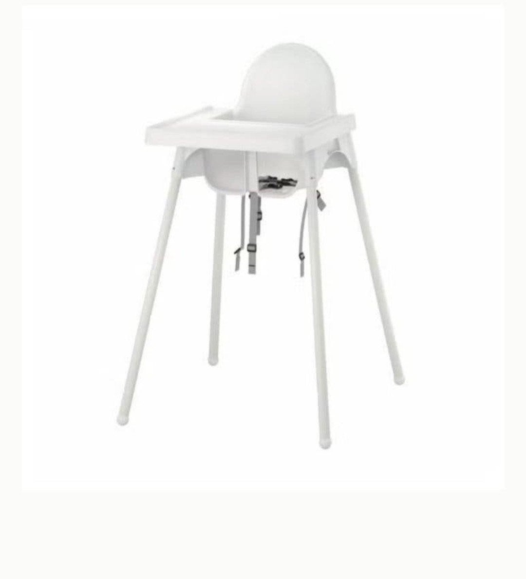 chaise haute avec plateau,Ikea, Enlèvement, Comme neuf, Chaise de table, Ceinture(s)